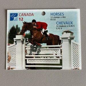 Canada Horse Stamps Set 1999